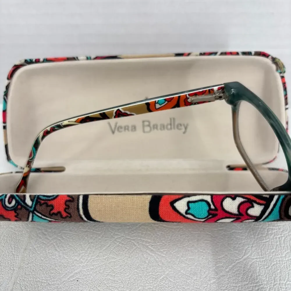 Vera Bradley Eyeglasses Frames Lenses and Glasses Case For Parts
